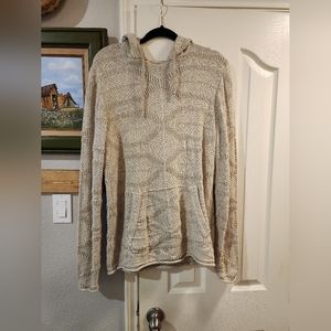 Abercrombie and fitch mens knitted hooded sweater